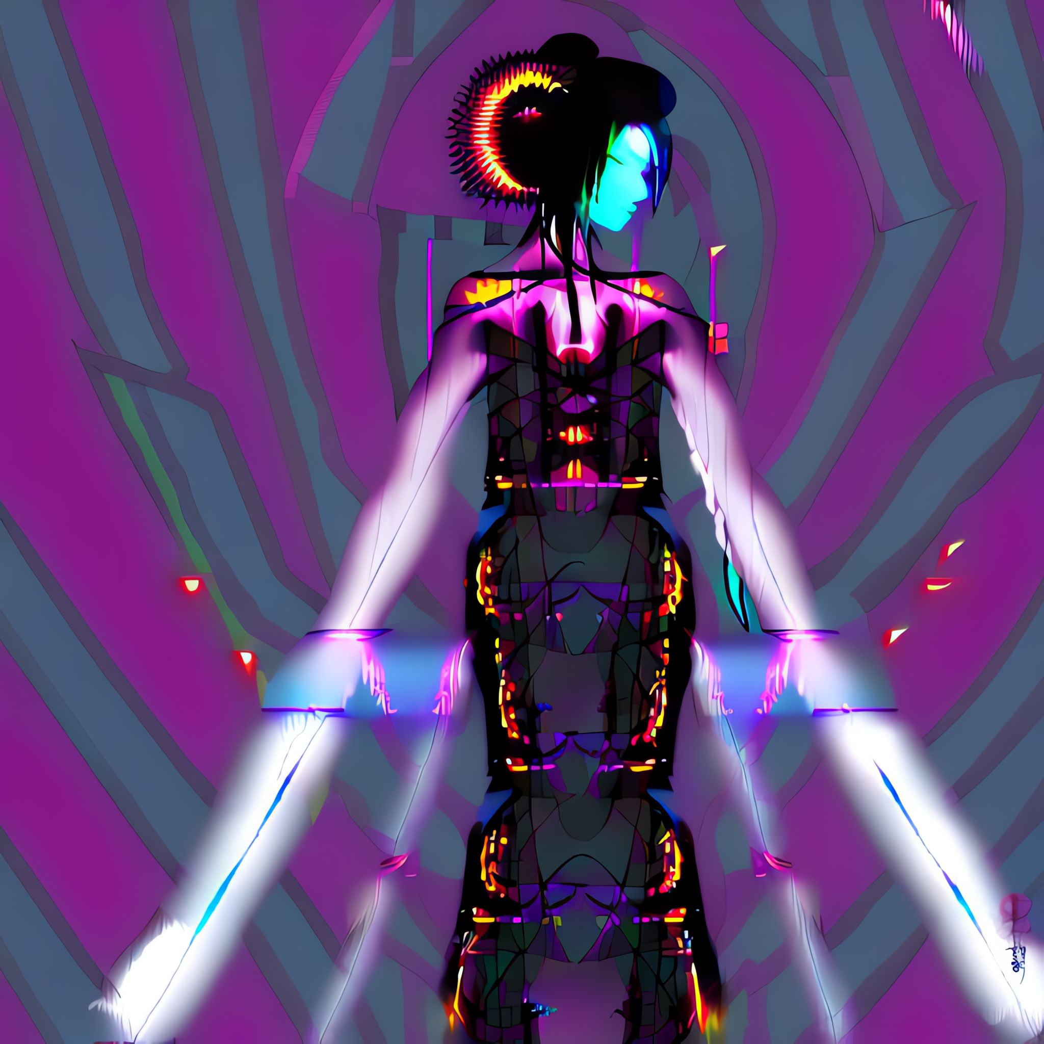 Full-body-of-a-geisha-in-a-dystopian-future-line-art-cold-neon-light-high-contrast-7p0z