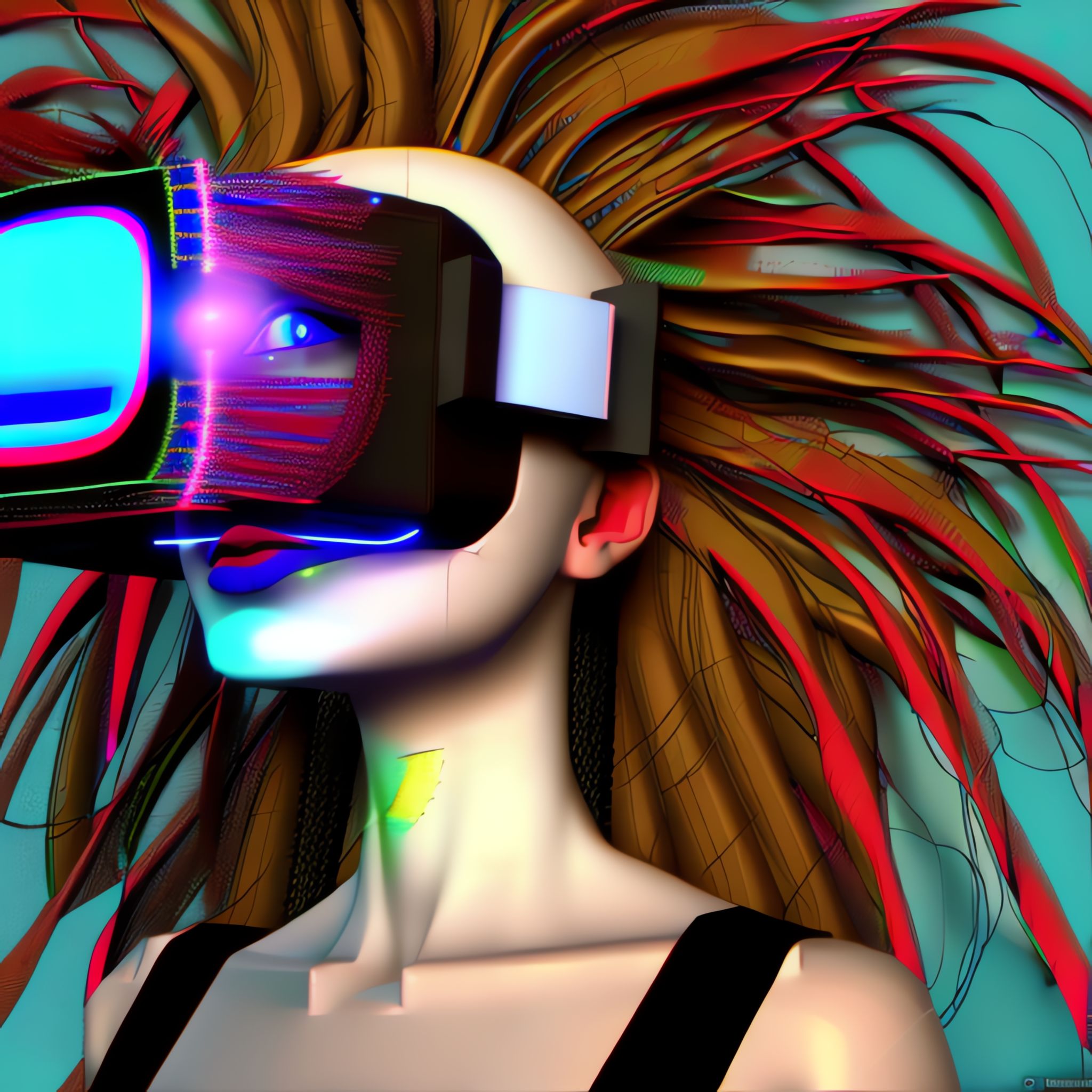 Head-of-girl-with-VR-headset-Wild-hair-colorful-makeup-Metaverse-Oculus-VR-Future-technical-d-hoe7