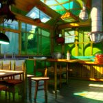 Japanese-food-My-Neighbor-Totoro-interior-architecture-kitchen-eating-space-rendered-in-octane-wkou