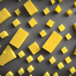Yellow-piece-of-butter-3d-cgi-art-Japanese-mono-color-background-8k-photography-j58y