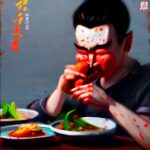 painting-of-Northern-Chinese-food-winter-person-eating-sharp-focus-face-focused-trending-on-Art-9rq3