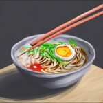 painting-of-bowl-of-ramen-person-eating-cold-color-sharp-focus-face-focused-trending-on-ArtStation-m-pxic