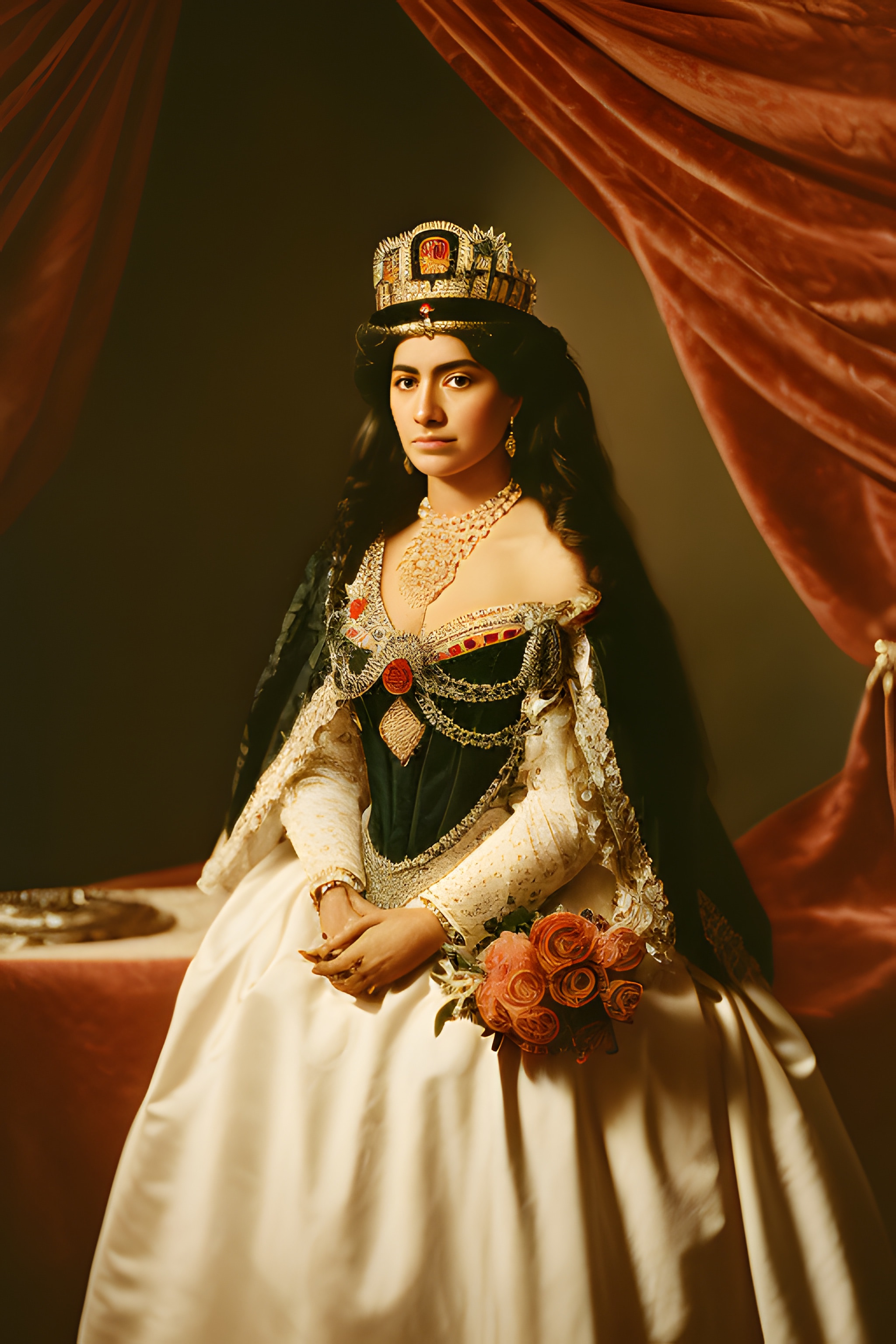 high-detail-portrait-of-a-Mexican-queen-x53d