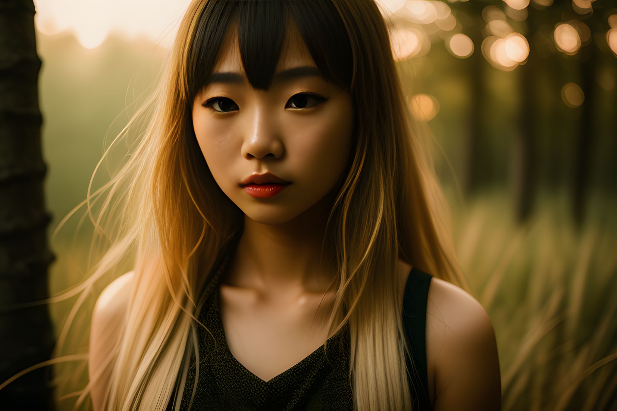 a-portrait-of-a-Asian-girl-with-long-wild-blond-5wqw