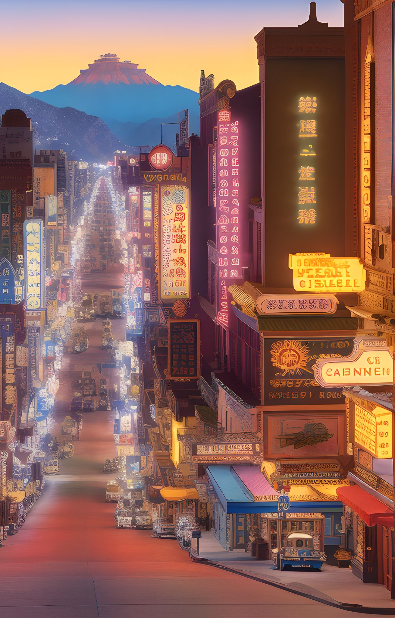 china-town-california-anime-poster