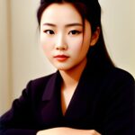 high-detail-portrait-of-a-North-Korean-Actress-in-3mak