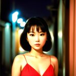 high-detail-portrait-of-a-North-Korean-Actress-in-singapore