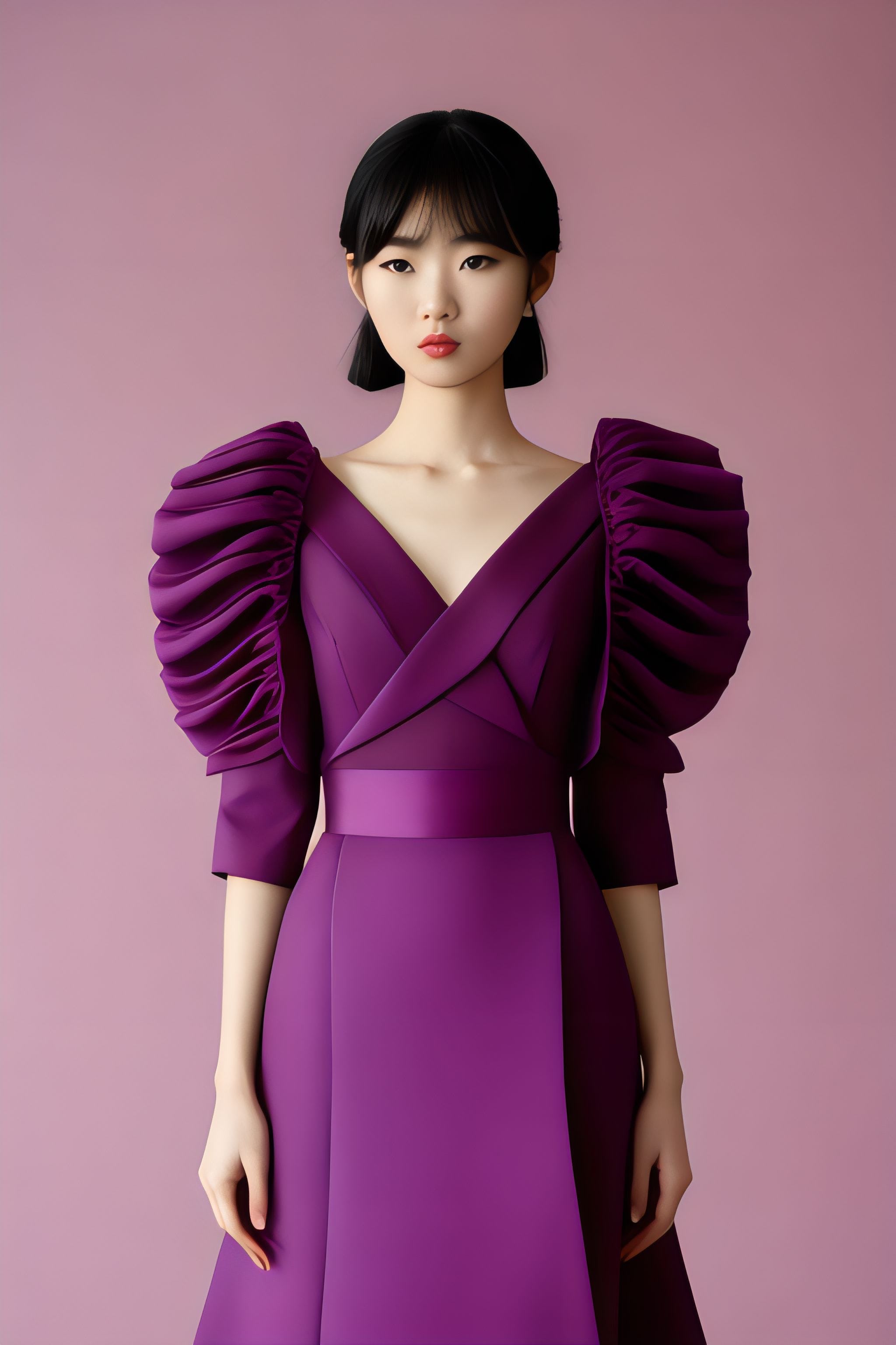 japanese-purple-dress-fashion-icon