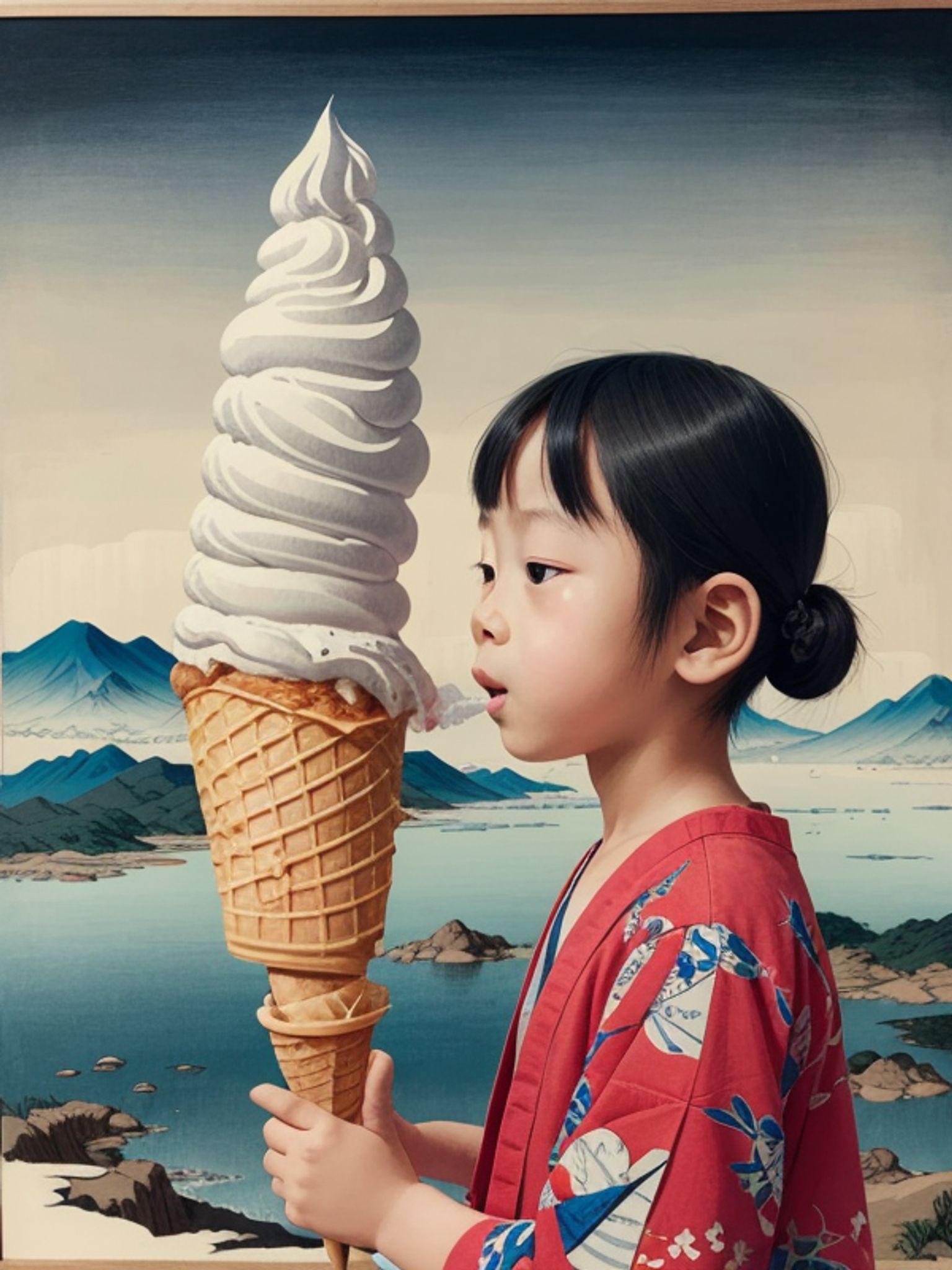 Child-with-a-big-cartoon-ice-cream-cone-Painting-xyl3