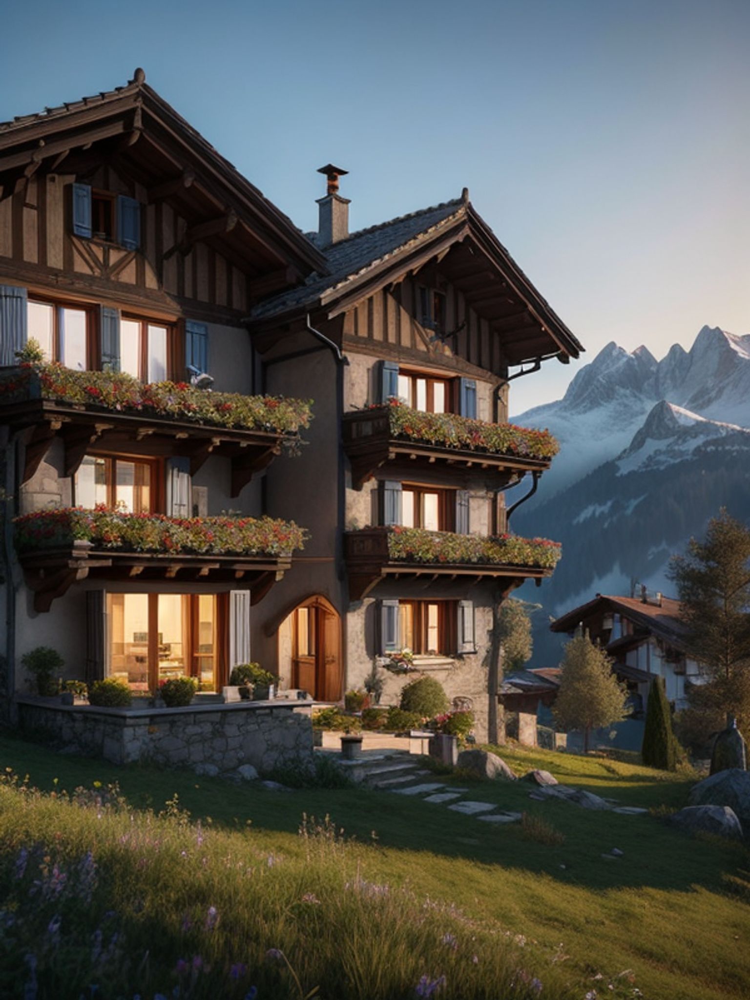 House-in-the-alps-futuristic-4k-detailed-blue-oi64