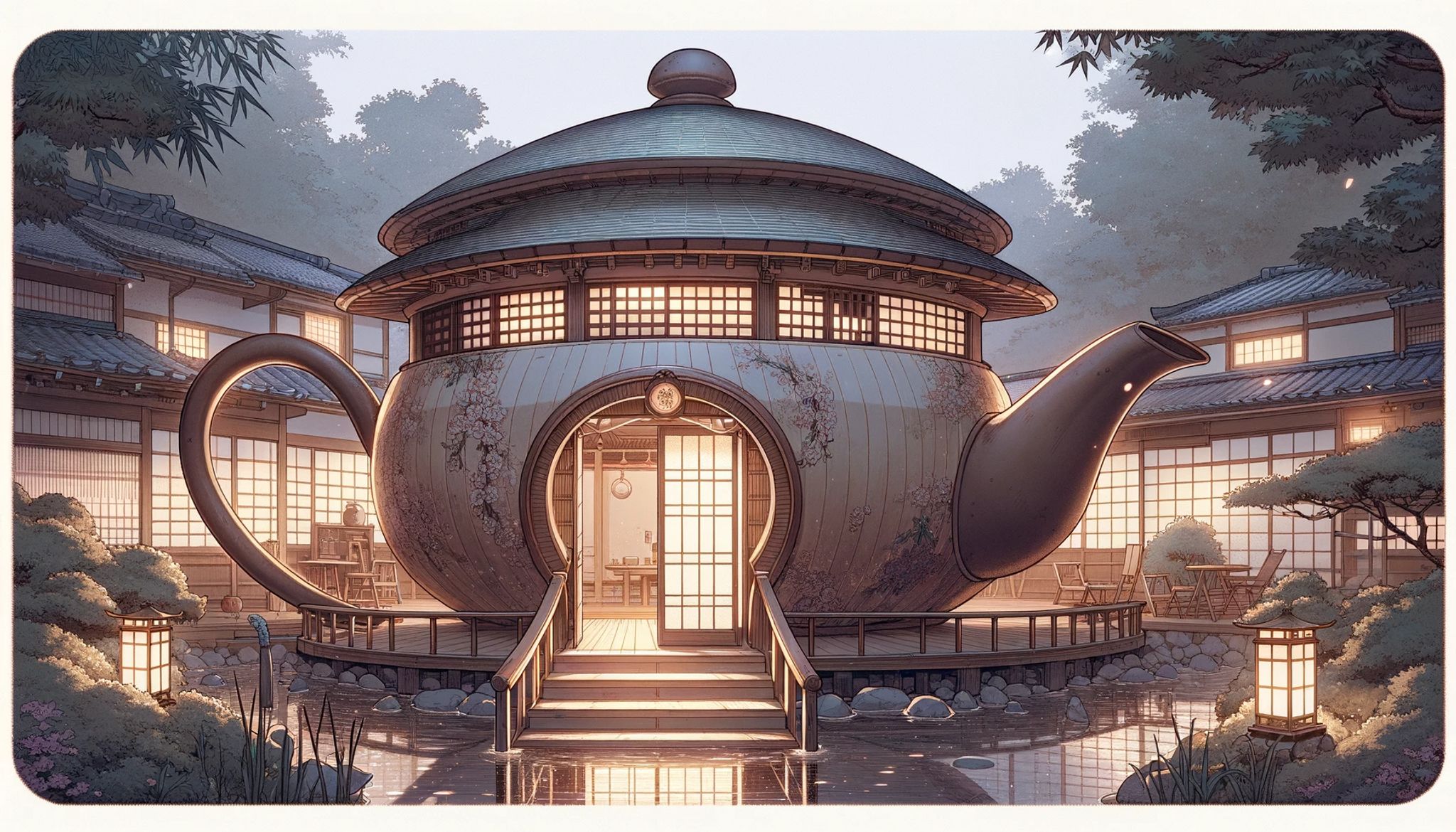 anime-painting-tea-pot-house-1