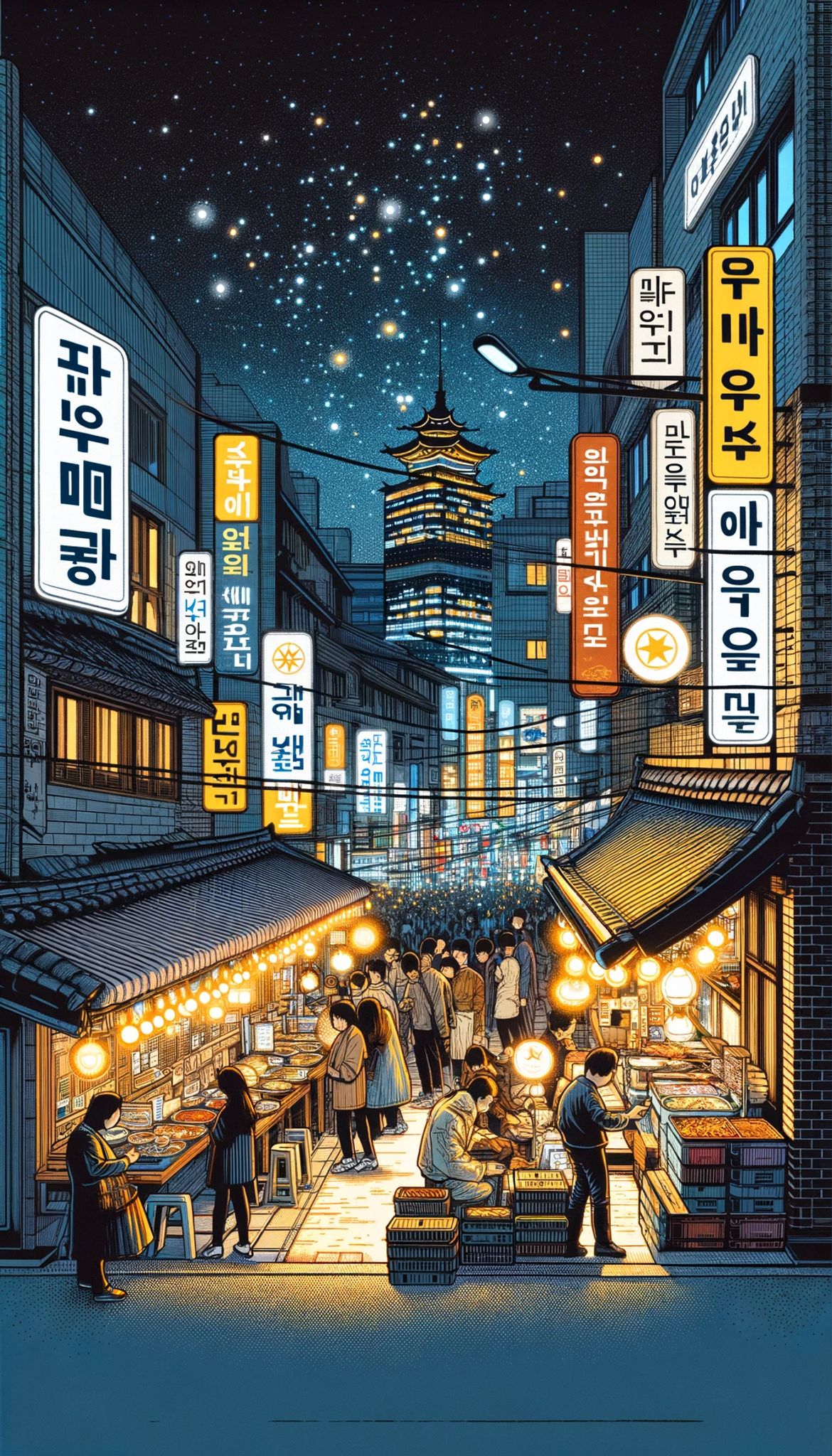 korean-night-market-comic