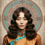 portrait-pattern-woman-chinese-mongolian