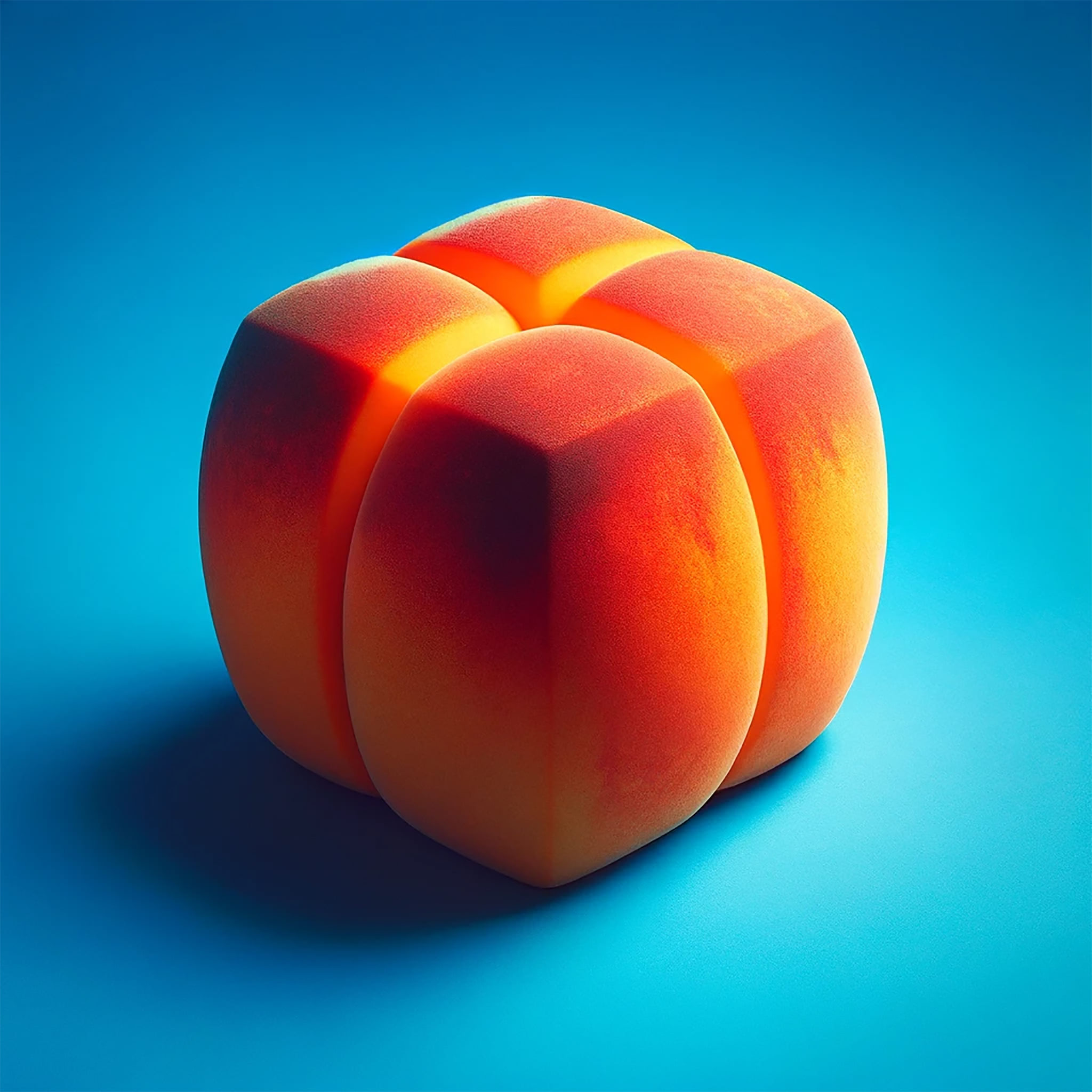 squared-peach-blue-background