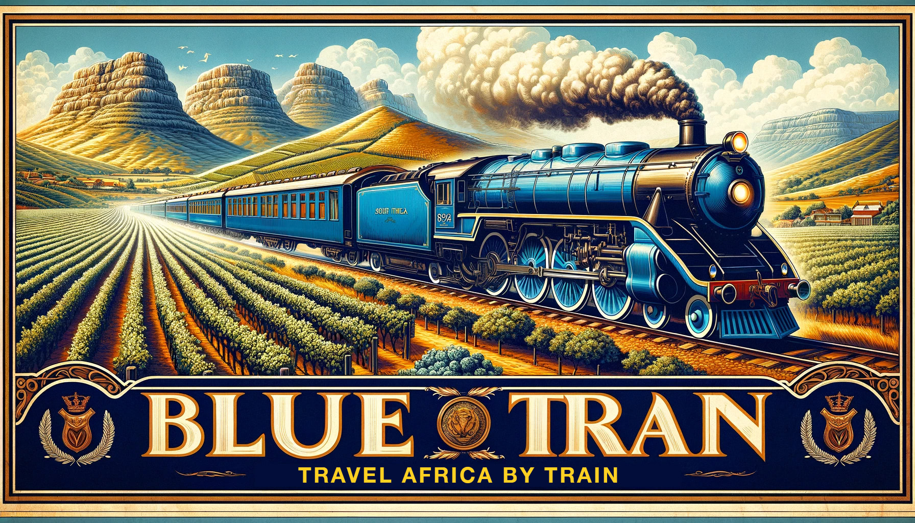 steam-train-coal-africa-blue-train
