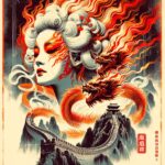 vintage-poster-dragon-woman-chinese-wall