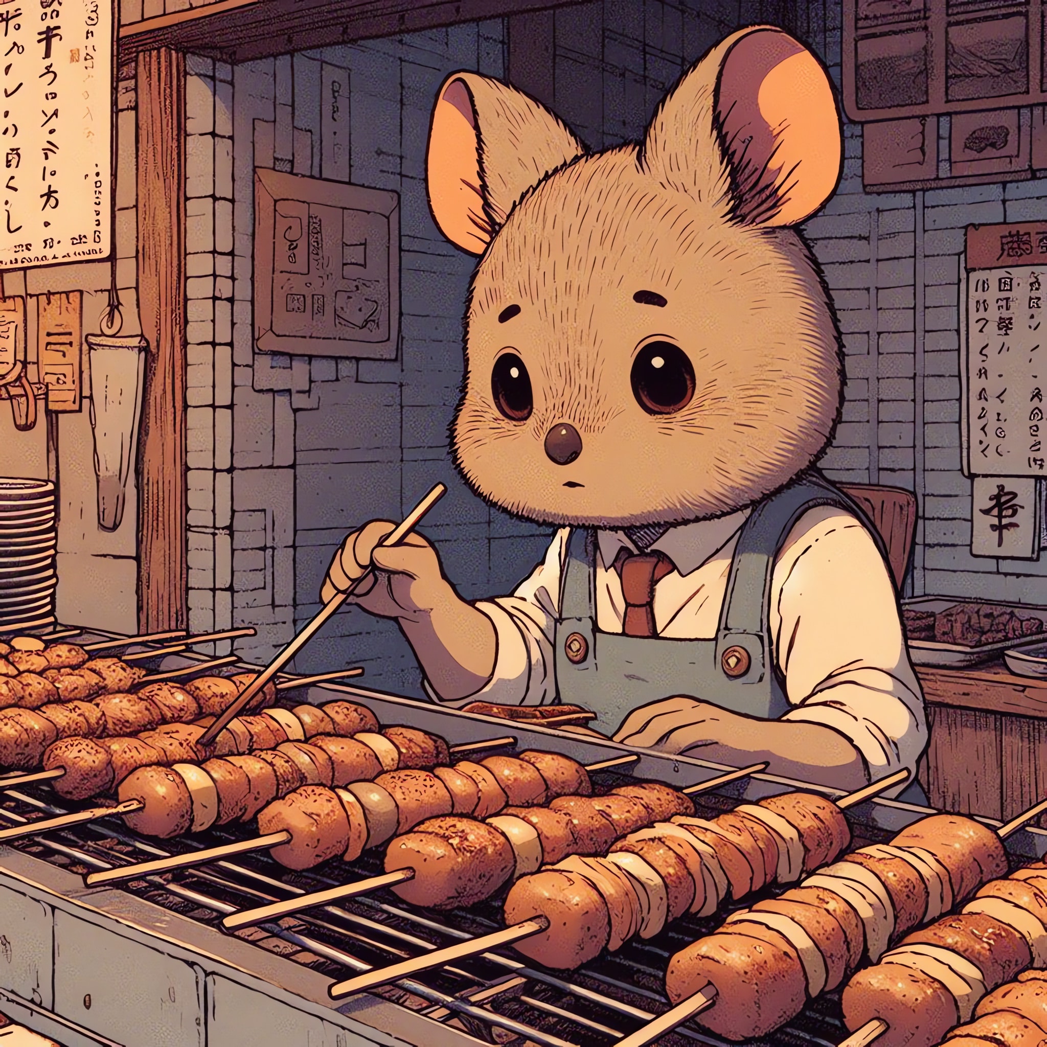 Quokka-cook-anime