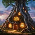 tree-house-warm-light