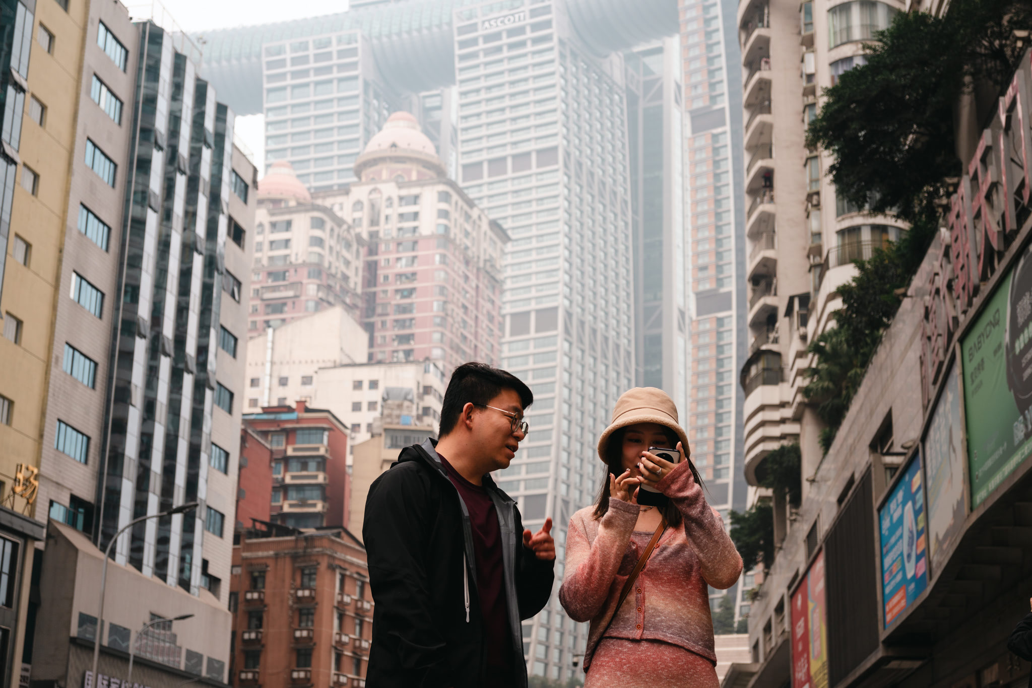 Chongqing-China-Tourists