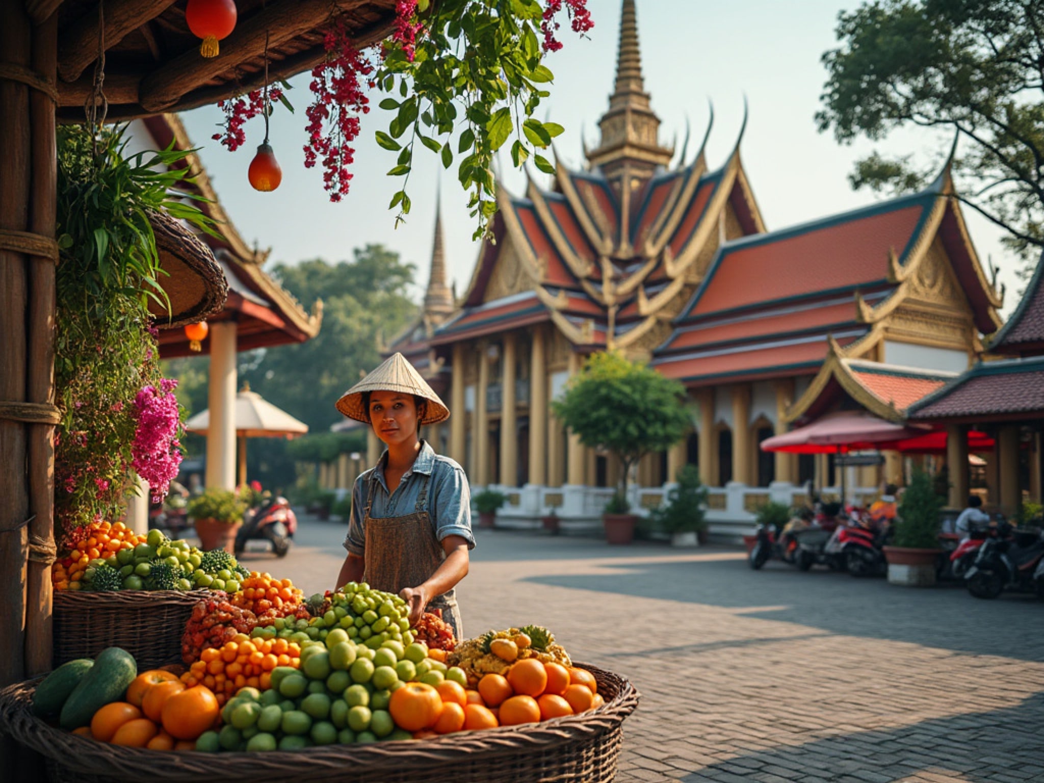 thailand-fruit-seller-stand