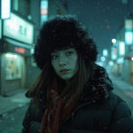 japanese-woman-with-winter-clothes-in-a-snowy-night-in-tokyo-3